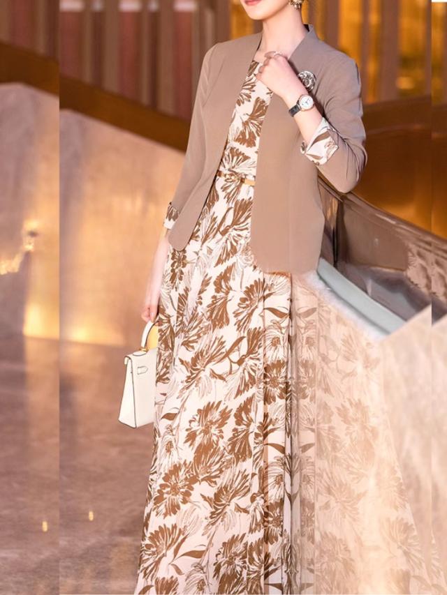 結婚式 親族 フォーマルスーツ 50代 ワンピース 夏 春