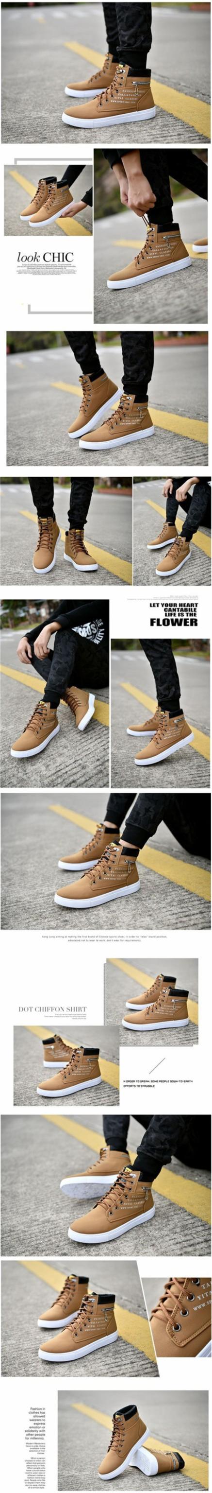 秋新作 ハイカット スニーカー メンズ ウォーキングシューズ 黒 24.5〜28.5cm 運動靴 メンズ 靴 シューズ ジョギング