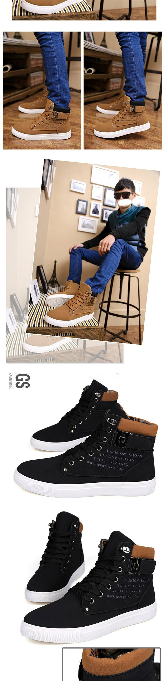 秋新作 ハイカット スニーカー メンズ ウォーキングシューズ 24〜28.5cm 運動靴 メンズ 靴 シューズ ジョギング