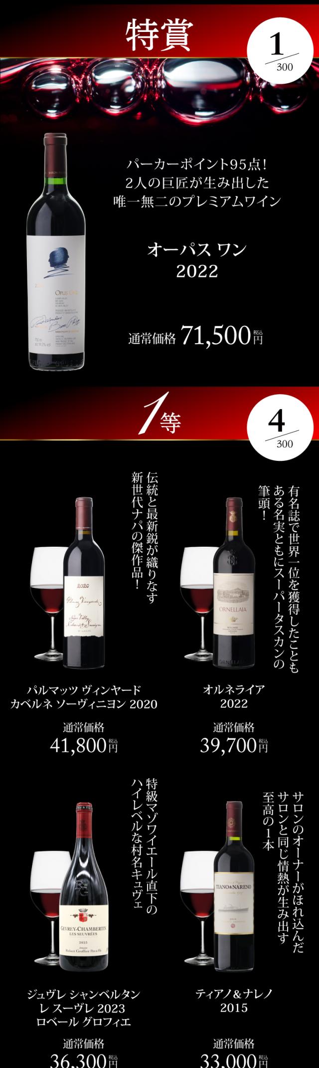赤ワインくじ75弾