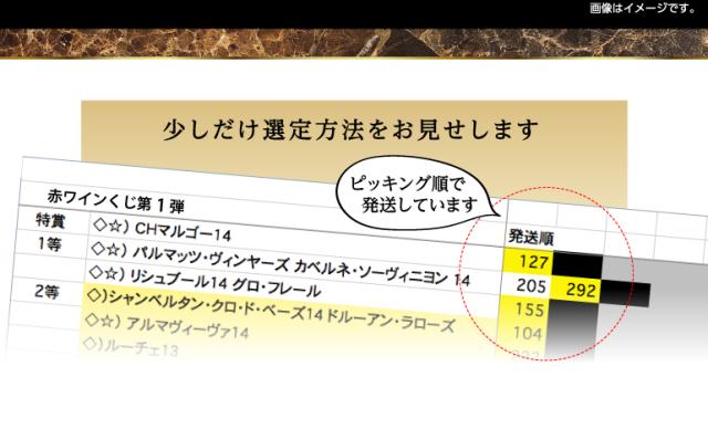 赤ワインくじ75弾