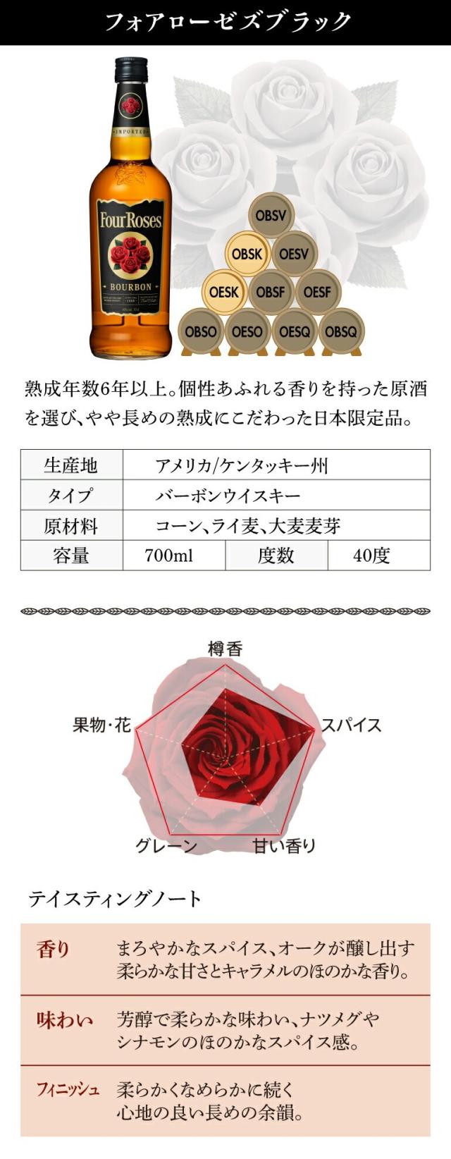 フォアローゼズ ブラック