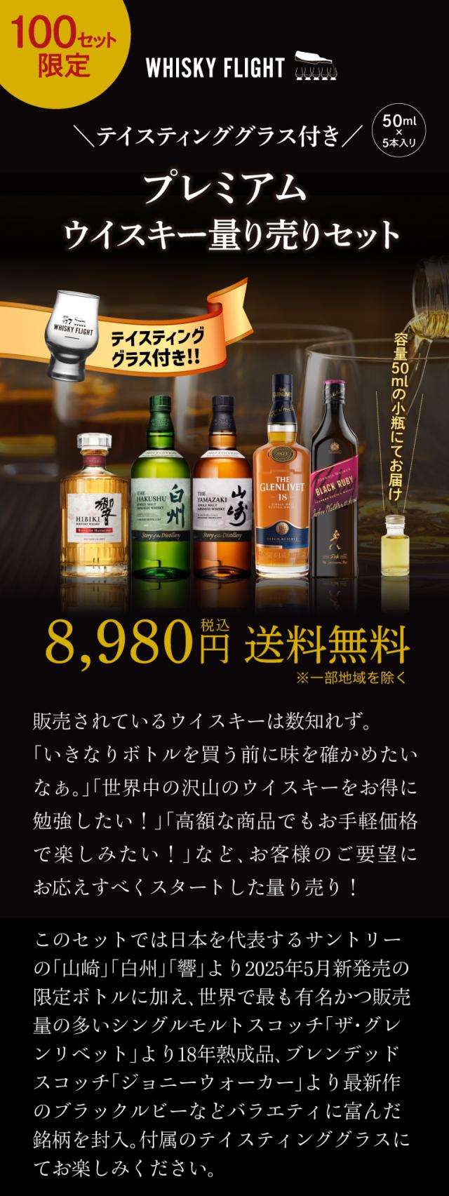 プレミアムウイスキー量り売り