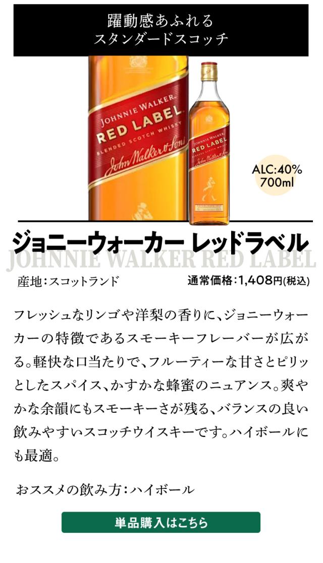 ジョニーウォーカー レッドラベル