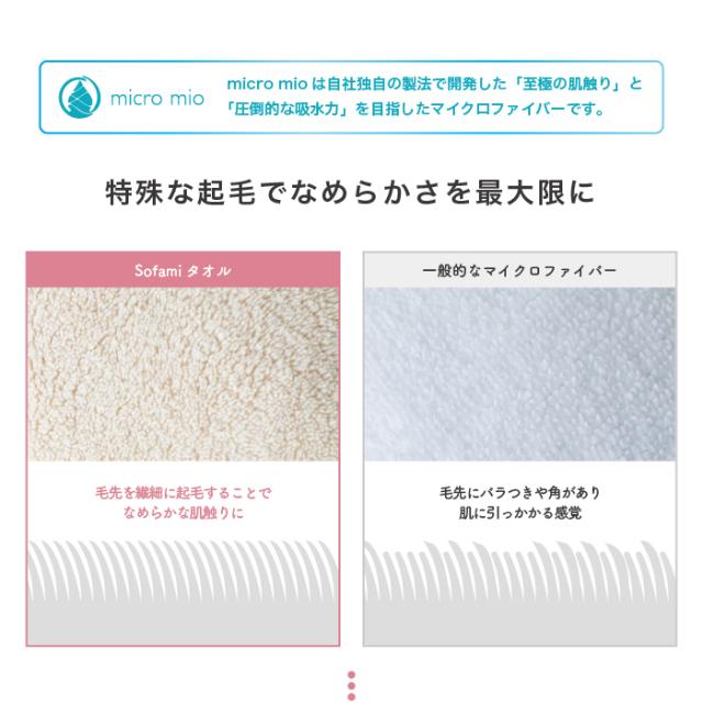 速乾ミニバスタオルSofamiの商品詳細5