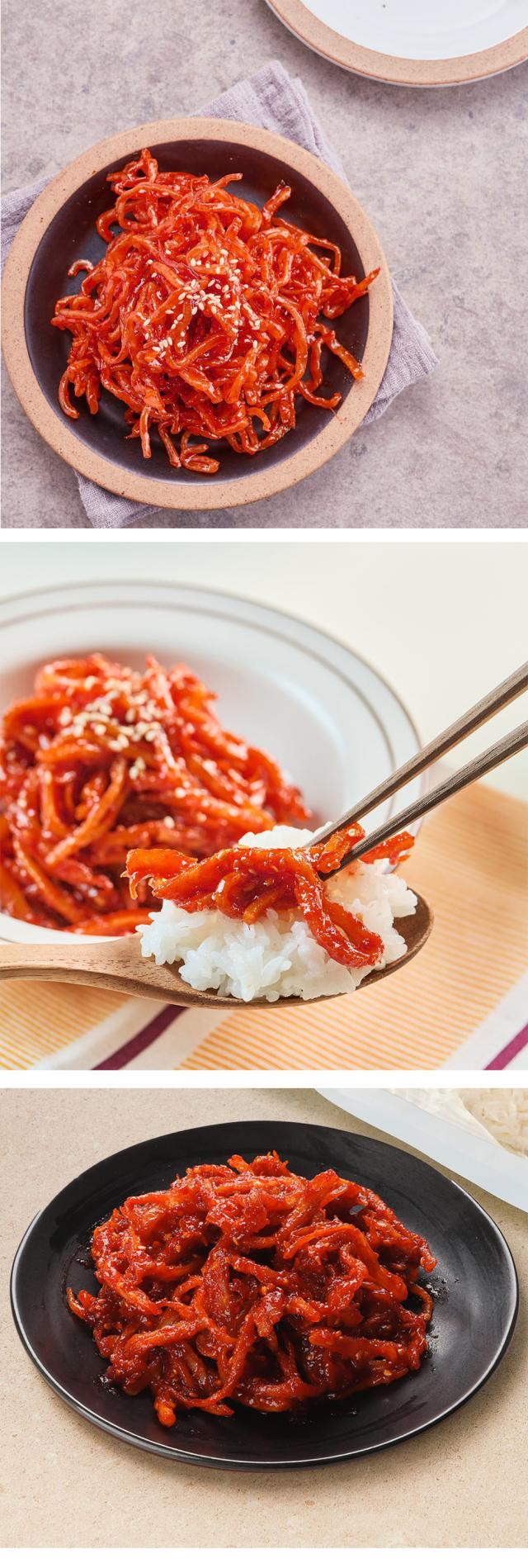 ジンミ さきイカ炒め / 200g さきいか甘辛和え イカのヤンニョム炒め 韓国おかず 韓国食品 キムチ 冷蔵