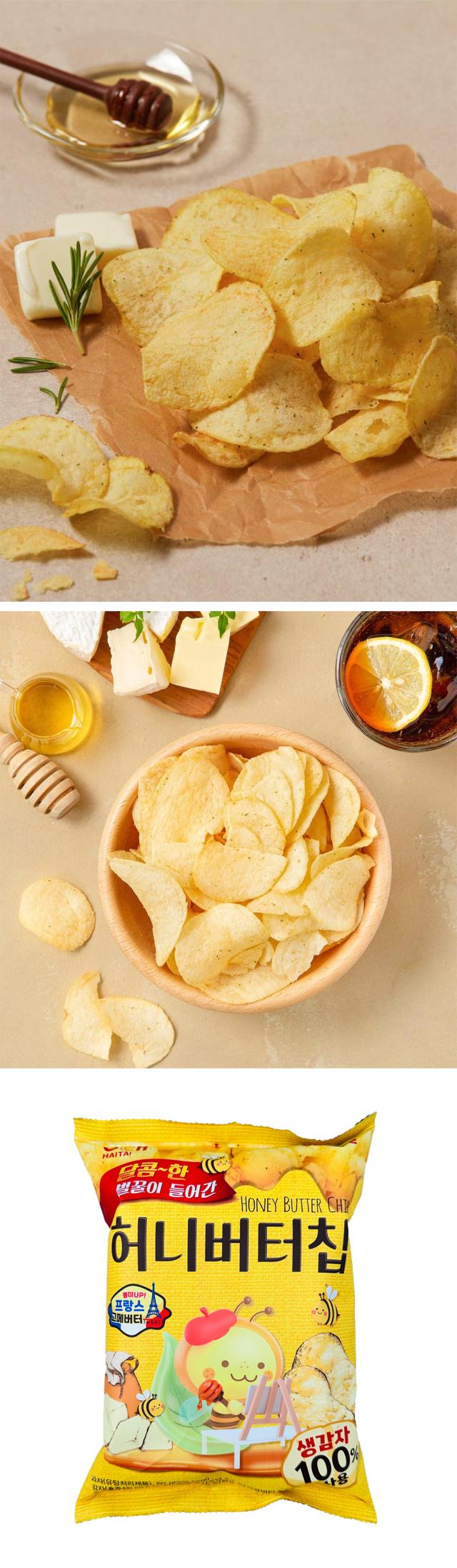 [ヘテ] ハニーバターチップ ポテトチップ / 60g スナック 韓国お菓子 ハニーバターチップス お菓子