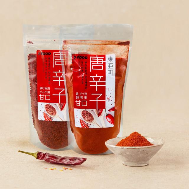 [JT] ドンア町 唐辛子粉 キムチ用+調味用 2セット / 200g×2個 韓国食材 韓国唐辛子 キムチ材料 漬け物用 鍋用 チゲ用 とうがらし