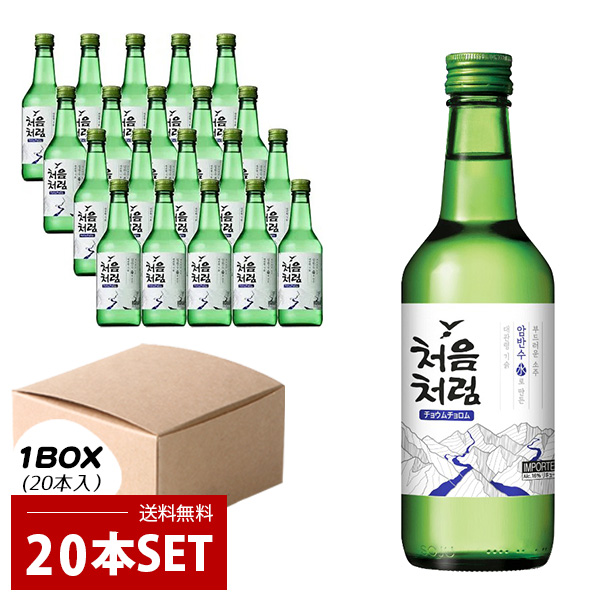 [ロッテ] BOX(360ml×20本) / チョウムチョロム お酒 旧 BOX  韓国お酒 韓国焼酎