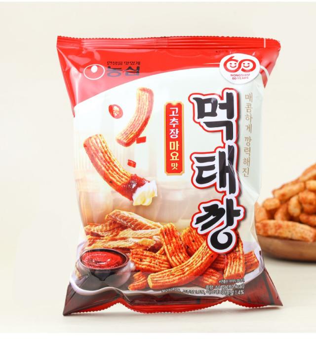 [農心] モクテカン コチュジャンマヨネーズ味 / 60g コチュジャンマヨ味 韓国お菓子 スナック 韓国で大ブーム