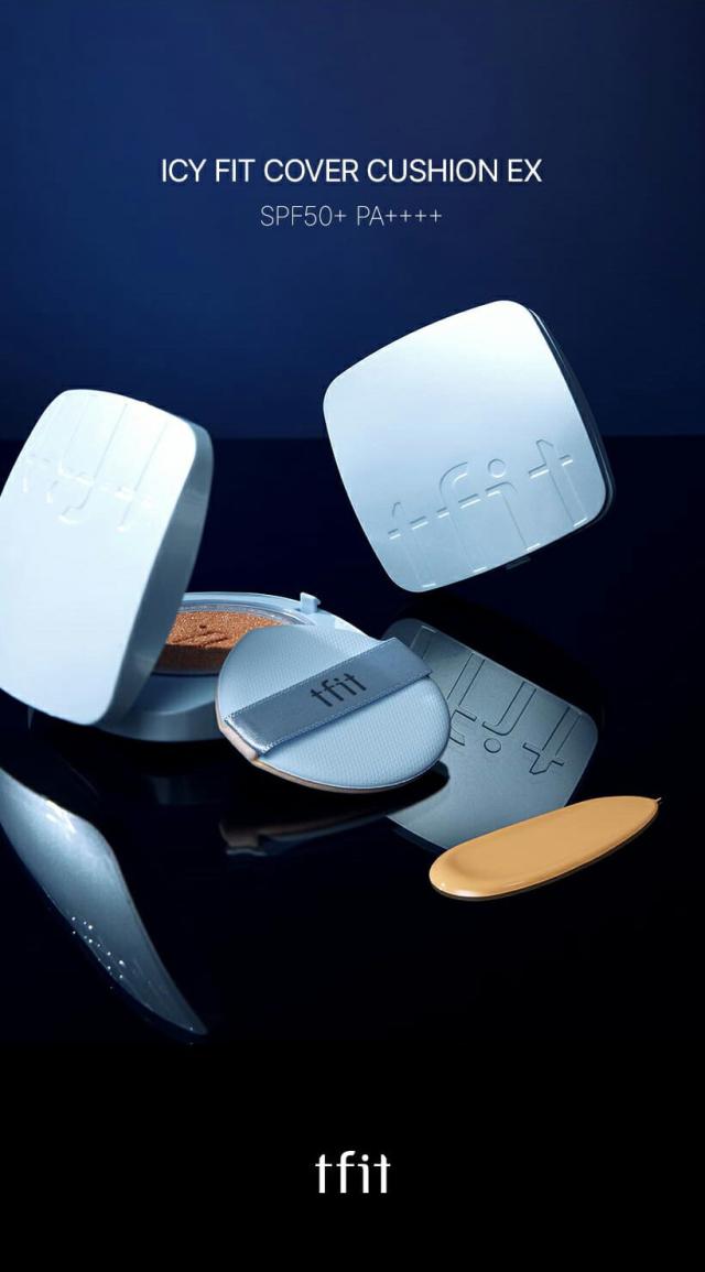 [TFIT] アイシーフィットカバークッションEX / 12g クッションファンデ セミマット ベースメイク 高カバー UVカッ ト 韓国コスメ