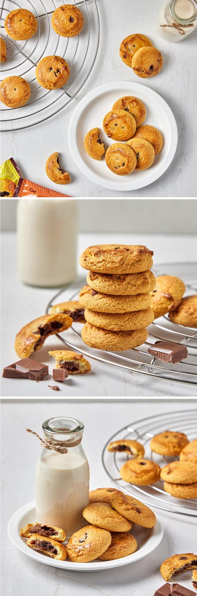 [CW] ブルヌア ブラウニー チョコチップクッキー / 198g(12個入 個別包装) 濃厚なチョコレート風味 ソフトな食感 韓国スナック 韓国お菓子　