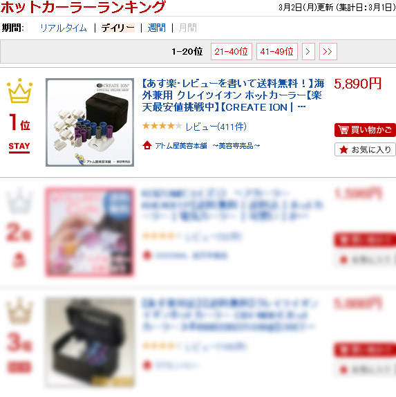 クレイツホットカーラー