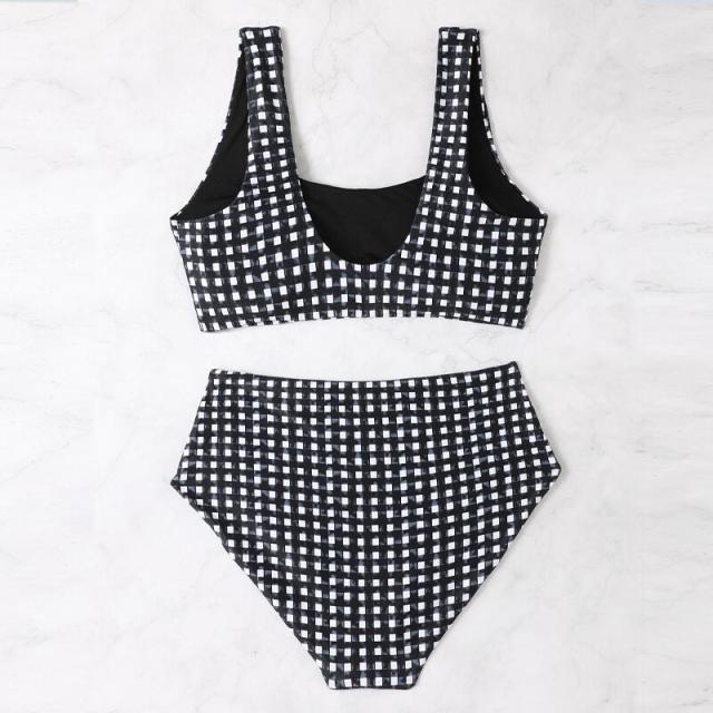 水着 ビキニ 水着ビキニ 2点セット 韓国 水着 セクシー マイクロビキニ 大きいサイズ 水着大きいサイズ ギンガムチェック 大人可愛い スポーティ 1