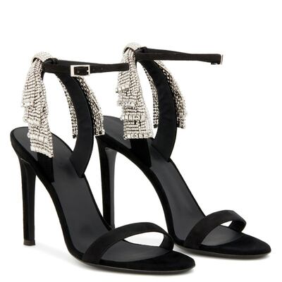 リボン ビジュー ハイヒール l シューズ 靴 くつ 8.5cm 9.5cmヒール ピンヒール ラウンドトゥ キラキラ 美脚 脚長 レザー 大人可愛い