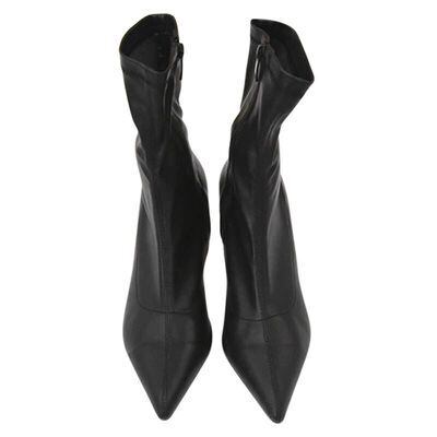 6.5cm 8.5cm ヒール l レザー ショートブーツ シューズ 靴 くつ クツ ブーツ ハイヒール ピンヒール 歩きやすい 美脚 脚長 かわいい