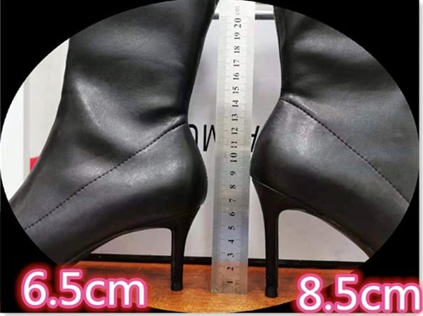 6.5cm 8.5cm ヒール l レザー ショートブーツ シューズ 靴 くつ クツ ブーツ ハイヒール ピンヒール 歩きやすい 美脚 脚長 かわいい