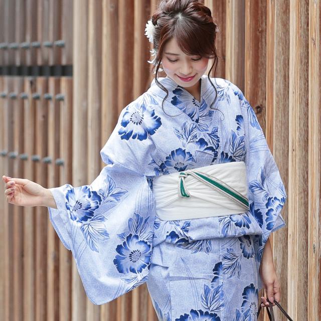 浴衣 レディース 浴衣単品 水色 麻の葉 水色 麻の葉 D 浴衣単品 お祭り 花火大会 トレンド 大人レトロモダン 古典柄 フェミニの通販はau Pay マーケット ホンコンマダム