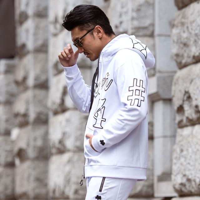 チーフパパ ReZARD ベージュ Lサイズ ジャケット・パーカーセット