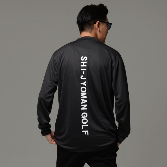 Tシャツ メンズ ロンT ブランド 大人 長袖 モックネック ゴルフ ゴルフ