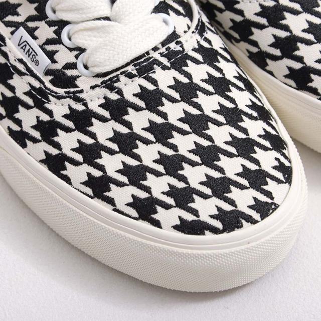 VANS ヴァンズ バンズ スニーカー メンズ ブランド VN000BW5YB2 国内正規品 靴 シューズ Authentic オーセンティック ハウンドトゥース 千鳥格子 チェック柄 ローカット ホワイト ブラック 白 黒 26.0cm 26.5cm 27.0cm 27.5cm 28.0cm 春 [VN000BW5YB2]