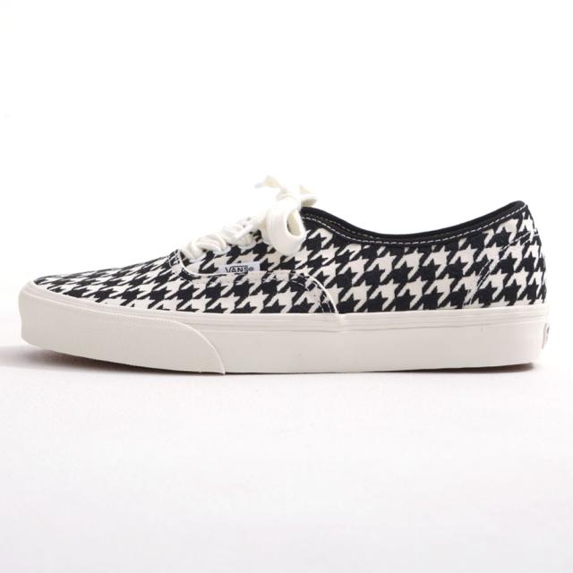 VANS ヴァンズ バンズ スニーカー メンズ ブランド VN000BW5YB2 国内正規品 靴 シューズ Authentic オーセンティック ハウンドトゥース 千鳥格子 チェック柄 ローカット ホワイト ブラック 白 黒 26.0cm 26.5cm 27.0cm 27.5cm 28.0cm 春 [VN000BW5YB2]