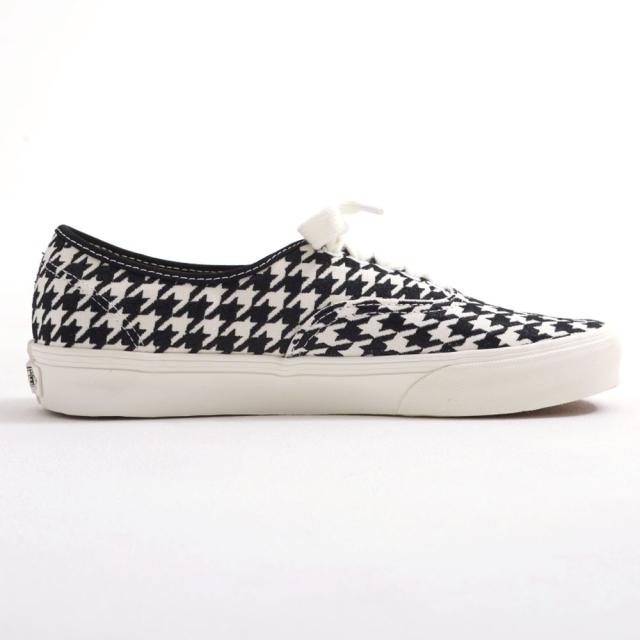 VANS ヴァンズ バンズ スニーカー メンズ ブランド VN000BW5YB2 国内正規品 靴 シューズ Authentic オーセンティック ハウンドトゥース 千鳥格子 チェック柄 ローカット ホワイト ブラック 白 黒 26.0cm 26.5cm 27.0cm 27.5cm 28.0cm 春 [VN000BW5YB2]