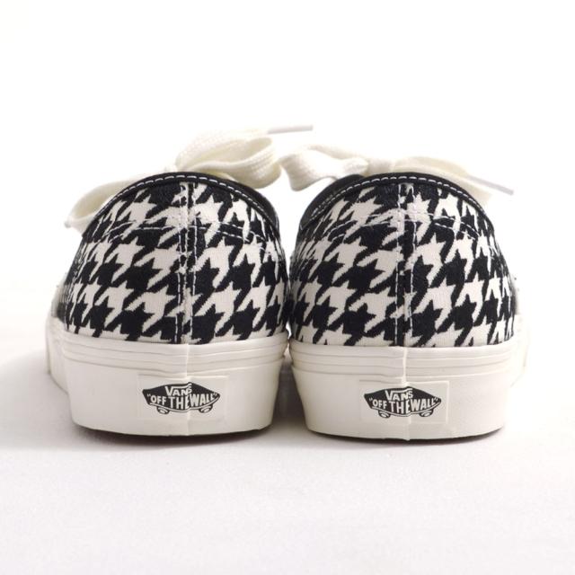 VANS ヴァンズ バンズ スニーカー メンズ ブランド VN000BW5YB2 国内正規品 靴 シューズ Authentic オーセンティック ハウンドトゥース 千鳥格子 チェック柄 ローカット ホワイト ブラック 白 黒 26.0cm 26.5cm 27.0cm 27.5cm 28.0cm 春 [VN000BW5YB2]