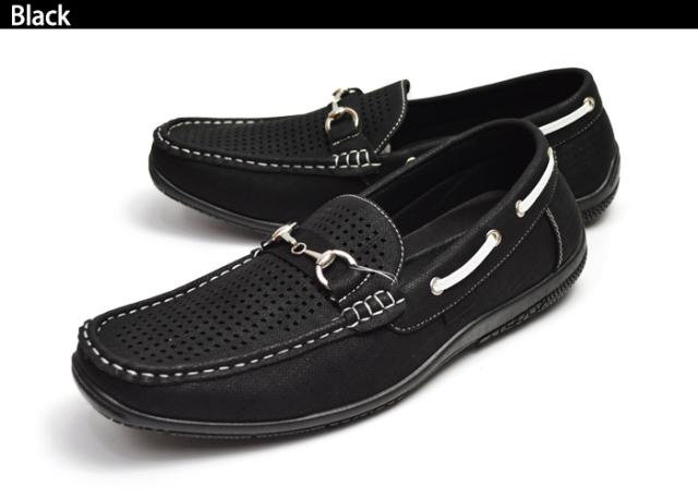 新品ドライビングシューズ黒フェイクスウェードスリッポン※要サイズ在庫確認25cm26cm27cm28cm29cm30cmローファーデッキシューズ(2) AN by LUCIUS ドライビングシューズ メンズ 靴 スリッポン ローファー