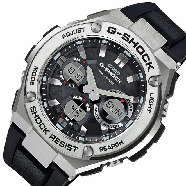 カシオ/G-SHOCK【CASIO/Gショック】ソーラー腕時計 メンズ G-STEEL/G