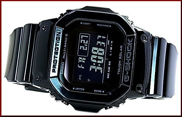 カシオ G Shock Casio Gショック ソーラー電波腕時計 グロッシー