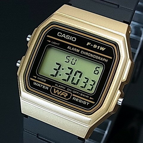 CASIO アラーム・クロノグラフ時計セット Amazon.co.jp: カシオ F91W-1/LA11WB-1 男女兼用 樹脂バンド