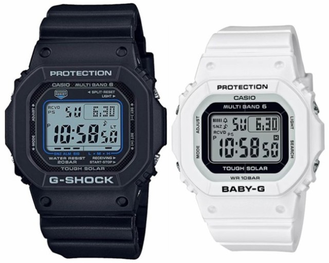 カシオ/G-SHOCK【CASIO/BABY-G】ペアウォッチ ソーラー電波腕時計