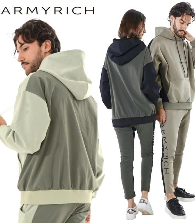 ARMYRICH セットアップ　アーミーリッチ ARMYRICH アーミーリッチ ナイロン切替ボンディングオーバー