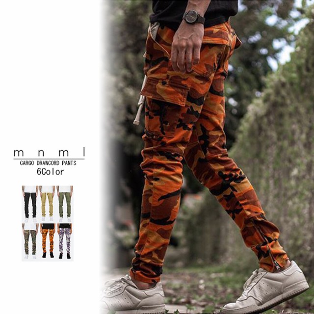 [送料無料]mnml ミニマル CARGO DRAWCORD PANTS ドロー