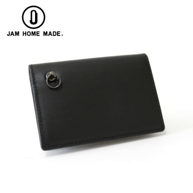 【JAM  MADE(ジャムホームメイド)】カードケース -LaVish- / 名刺入れ レザー 牛革 ブラック 黒 ビジネス 仕事 本革 社会人 メンズ レディース ユニセックス 記念品 ギフト プレゼント 記念日