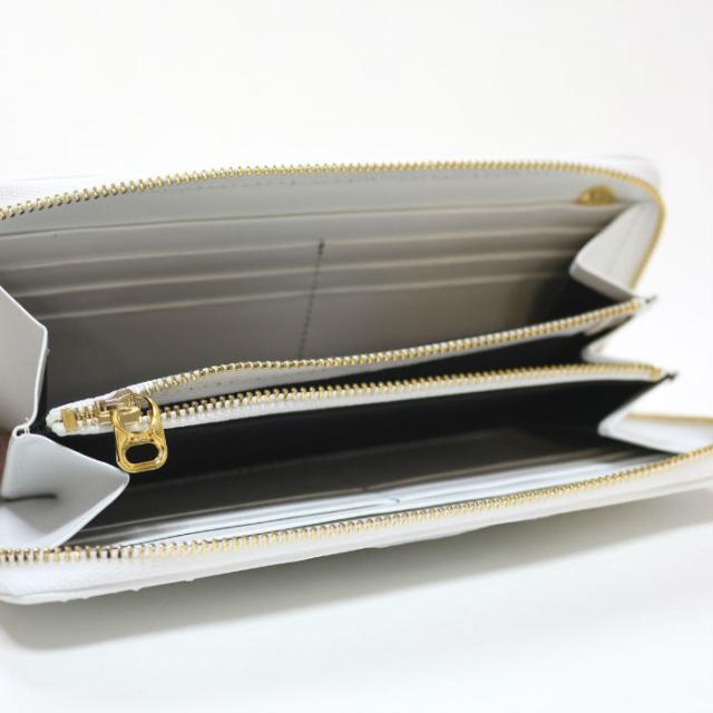 JAM  MADE ジャムホームメイド パイソンジップロングウォレット -WHITE- 長財布 メンズ レディース ユニセックス 蛇革 牛革 財布
