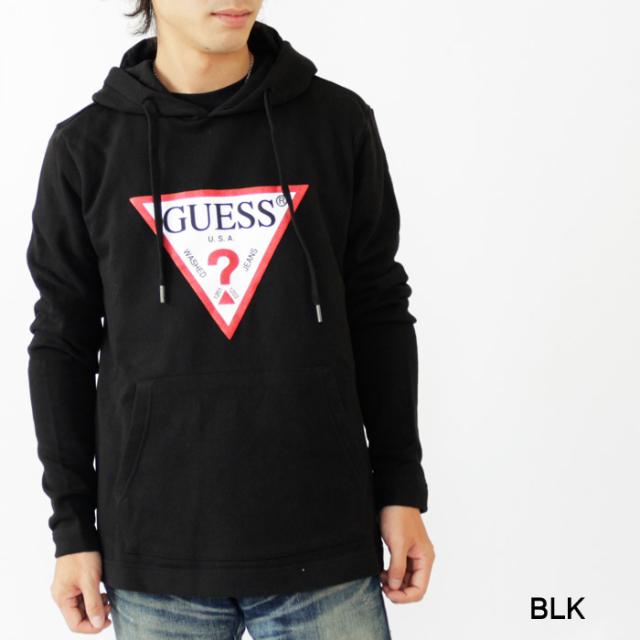 送料無料 GUESS ゲス プルオーパー パーカー ロゴプリント ロゴ 定番 スウェット Parka アメカジ メンズ レディース アメリカ Hoodie 国内正規品 2019年 秋冬モデル 送料無料 GUESS ゲス プルオーパー パーカー ロゴプリント ロゴ 定番