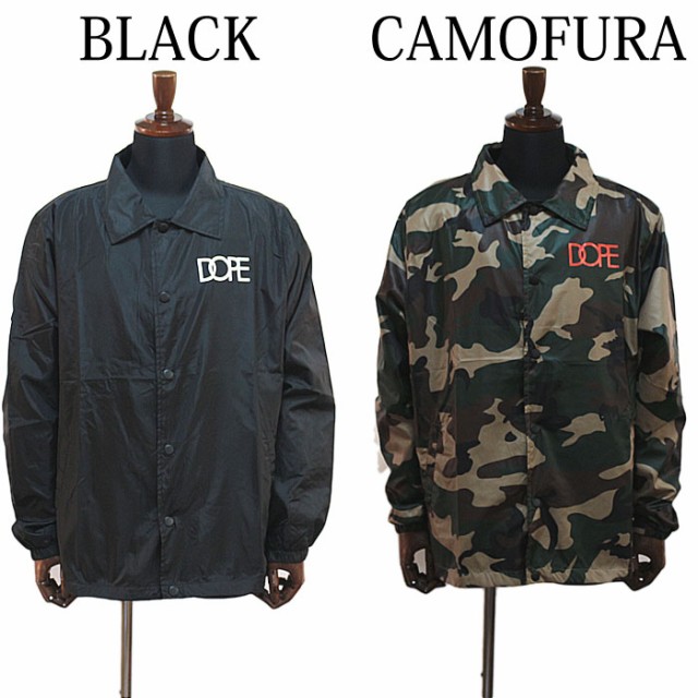 人気NEW DOPE ドープ WORLDWIDE COACHES JACKET コーチジャケット ブラック ナイロン ジャケット カモフラの通販はau PAY マーケット - UPPER GATE|商品ロットナンバー:281379532 人気が高