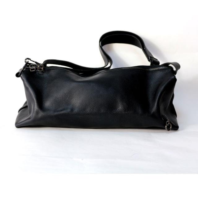 JAM  MADE ジャムホームメイド アリゾナレザーワンショルダーバッグ L -BLACK- メンズ レディース 本革 レザー ユニセックス