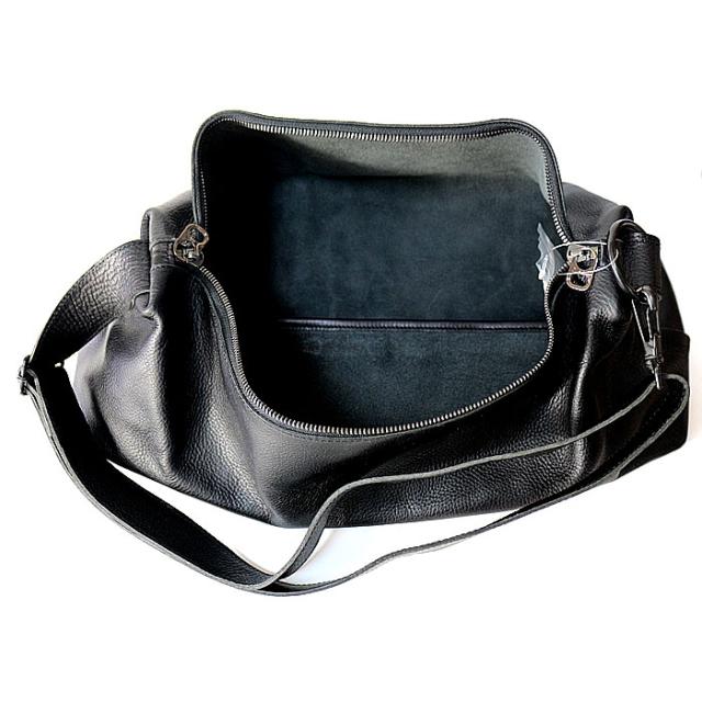 JAM  MADE ジャムホームメイド アリゾナレザーワンショルダーバッグ L -BLACK- メンズ レディース 本革 レザー ユニセックス