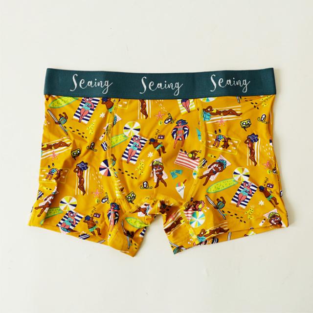シーイング Seaing ボクサーパンツ Beach Side 信用 メンズ 下着 派手 ブランド かわいい 人気 パンツ おしゃれ