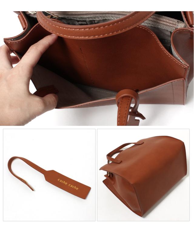 日本製 トートバッグ レディース ブランド 2way カシュカシュ Cache Cache 仕切り パーテーション スクエア ショルダーバッグ ハンドバッグ 肩掛 累計販売2万枚突破 Om Astro Com