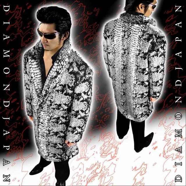 【処分価格】悪党の店　黒：ロング丈ファーコート 服 楽天市場】黒：ロング丈ファーコート 服 オラオラ系 悪羅悪羅系