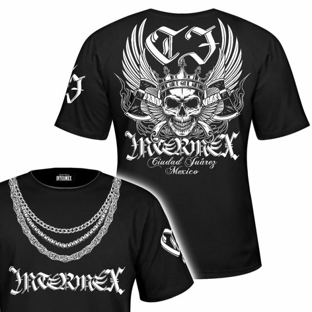 ⭐️激レア⭐️FC神楽しまね　ジャージ黒　タグ付きの新品未使用 半袖 Tシャツ 服 INTERMEX 羽スカル チェーン itm-014黒 白
