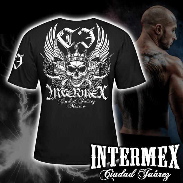 ⭐️激レア⭐️FC神楽しまね　ジャージ黒　タグ付きの新品未使用 半袖 Tシャツ 服 INTERMEX 羽スカル チェーン itm-014黒 白