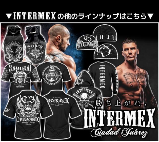 鷹柄 レザー調 中綿ジャケット INTERMEX ITM-084 メンズファッション