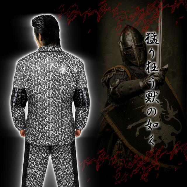 送料無料※dj-018 蛇柄長袖セットアップジャージ 上下 服 パイソンヘビ