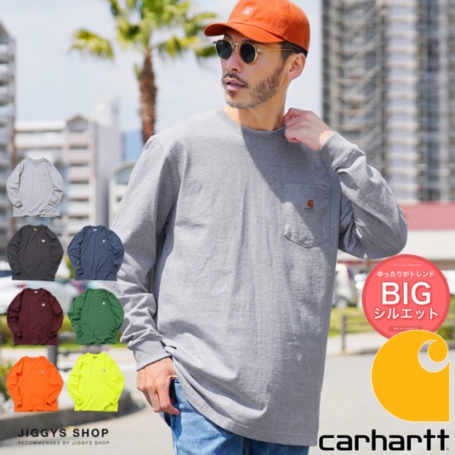 Carhartt(カーハート)Carhartt　ポケット付き　クルーネック　ロンT　