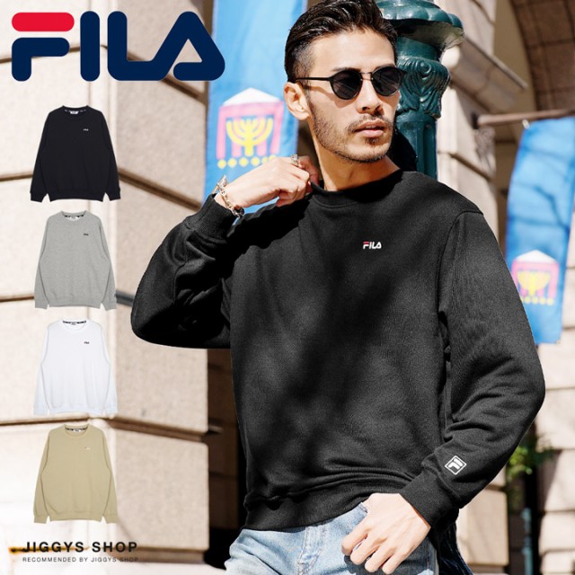 FILA(フィラ)FILA 裏毛ワンポイント トレーナー